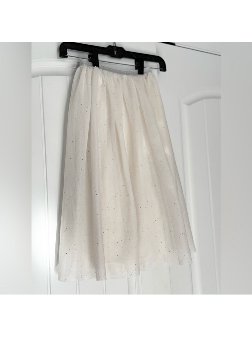 NWOT Cat & Jack Ivory Sparkle Tulle Skirt